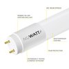 Nuwatt LED Tube Light, 18Watt, 4 ft, 3000K Linear T8, Frosted Lens, 120 V277V, Dual End Power, PK 30 NW-T8F-4-18W-30K-30P